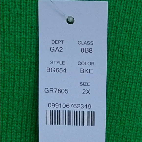 J. Crew Vibrant Green Crew Neck Sweater - Picture 3 of 10